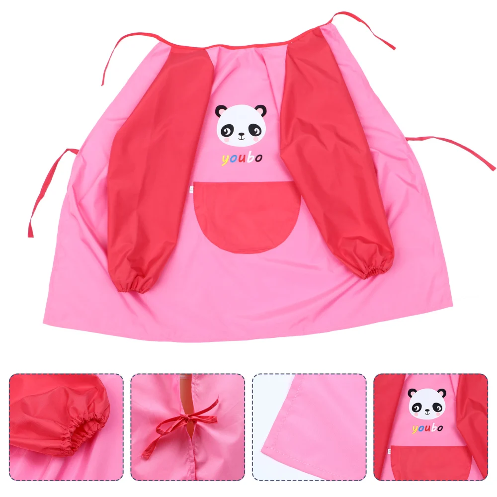 1pc Waterproof Baby Feeding Bib Cartoon Aprons Feeding Apron Children Apron