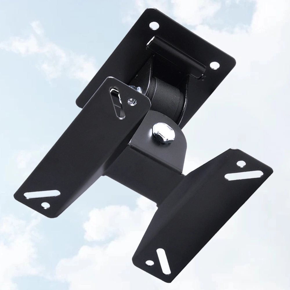 1 Set of TV Rotation Holder Screen Fixed Support Wall Mount Bracket Full Motion TV Mount Black