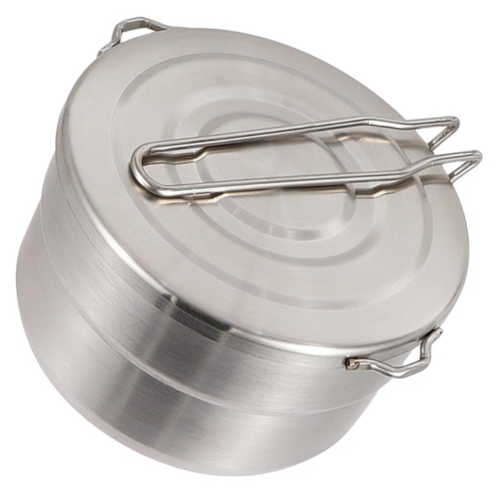 Stainless Steel Outdoor Camping Pot Portable Mountaineering Cooking Pot