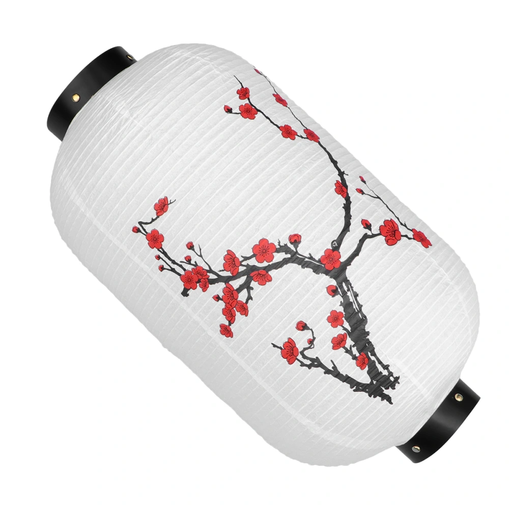 Japanese-style Retro Lantern Plum Blossom Pattern Paper Lantern Hanging Ornament Lantern Hanging Decor for Shop without Light Source