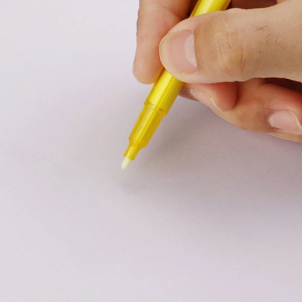 10pcs Newfangled Invisible Ink Pen Purple Light Pen Odorless Pen Mixed Color