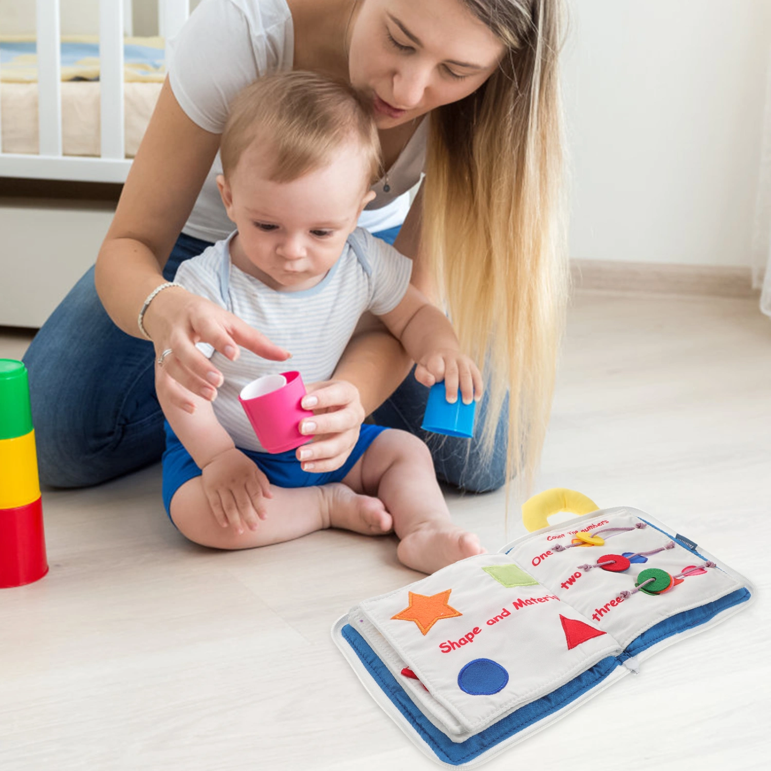 Montessori Toys for 1 Year Old Busy Book Travel Toys for Toddlers 1-3 Quiet Book