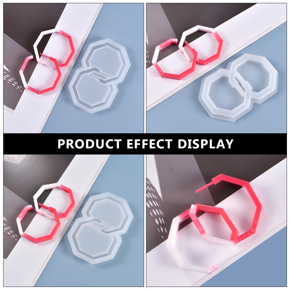 2pcs Earrings Silicone Mould Earring Jewelry Mold DIY Earrings Making Accessory