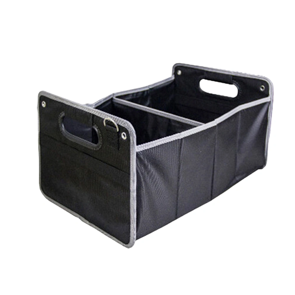 Car Trunk Organizer Toys Food Storage Container Bag Box Car Styling Accessories (Black)