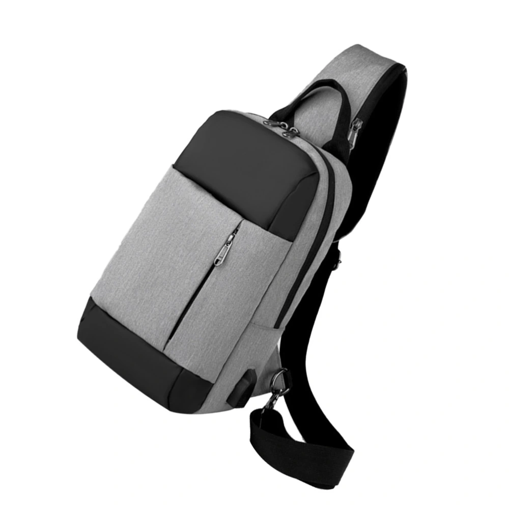 1pc Men Chest Bag Single Shoulder Bag Fashion Crossbody Bag Portable Mini Bag for Outdoor Use