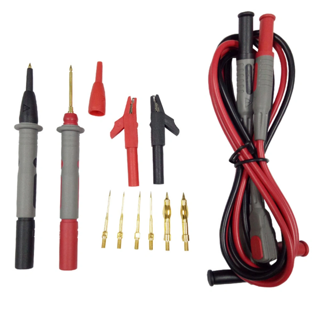 Electronic Test Leads Kit Digital Multimeter Leads Car Multimeter Test Extension Test Probe  Alligator Clips