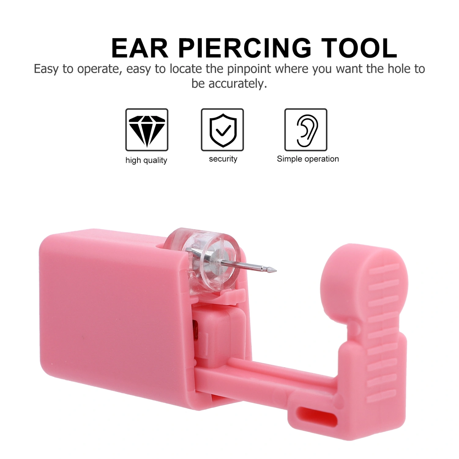 8pcs Disposable Body Ear Piercing Machine Ear Hole Quick Piercing Tool
