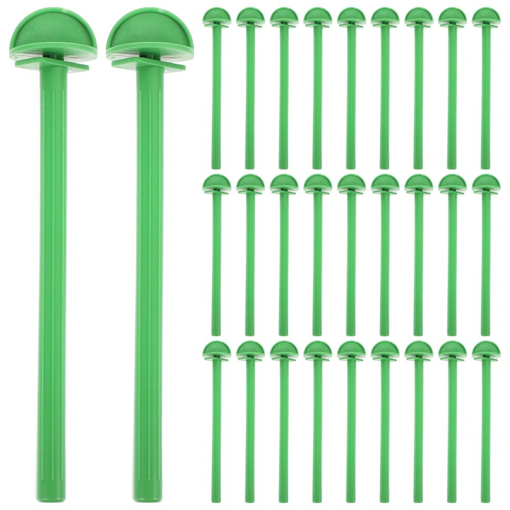 50pcs Bird Standing Stick Parrot Stand Plastic Perch Bird Cage Accessories