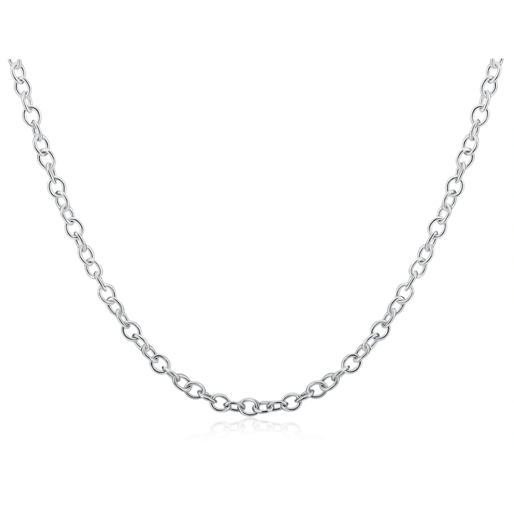 Fashion Men Sterling Silver Chain Necklace