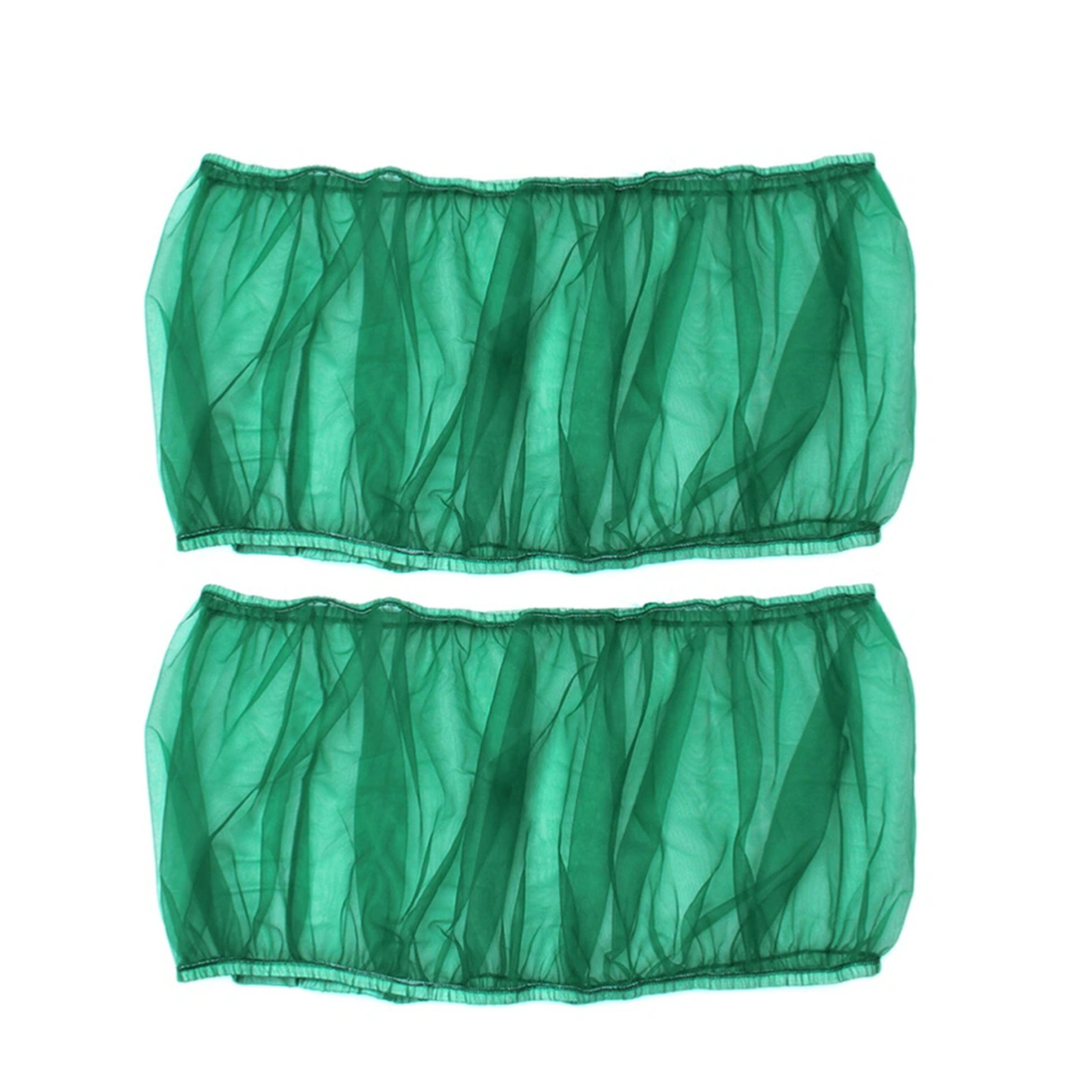 2pcs Pet Bird Mesh Cage Cover Bird Cage Net Shell Bird Cage Accessory (Green, Size L)