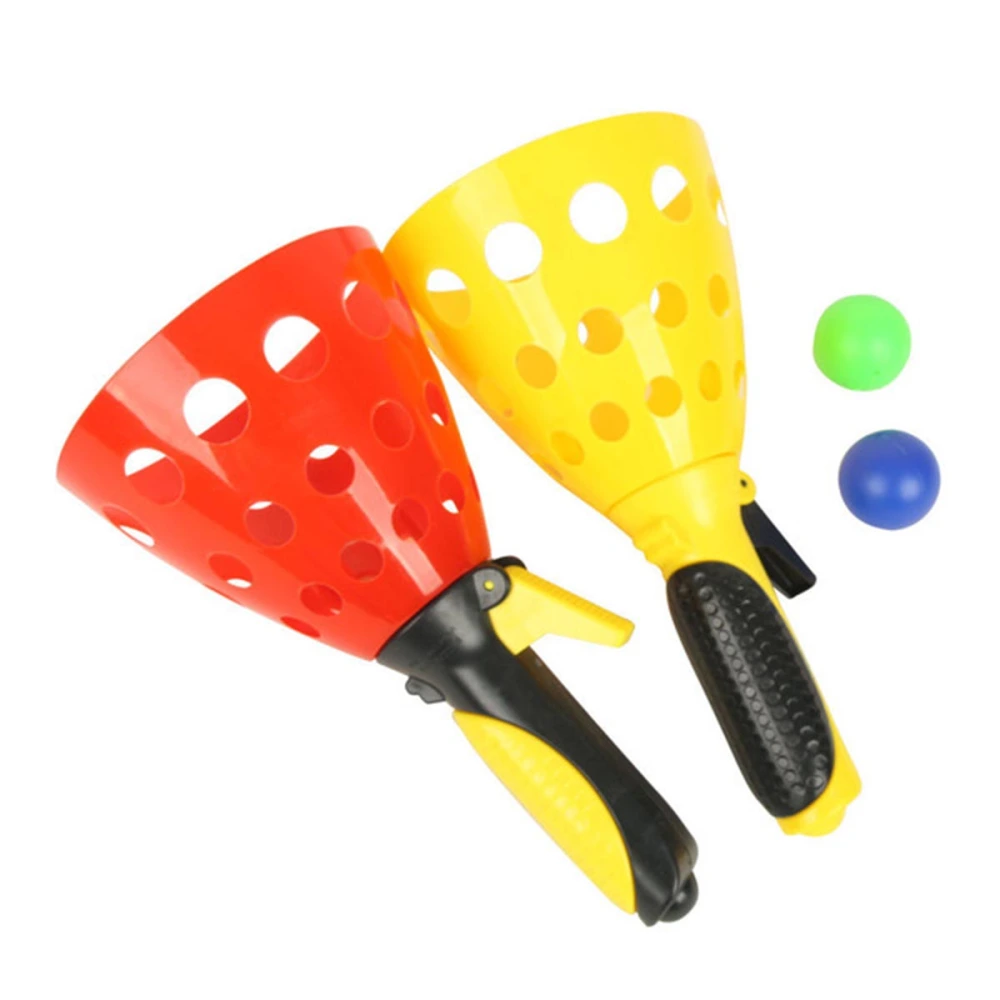 Children Kids Toss Ball Throw Chuck Ball Toy Set (Random Color)