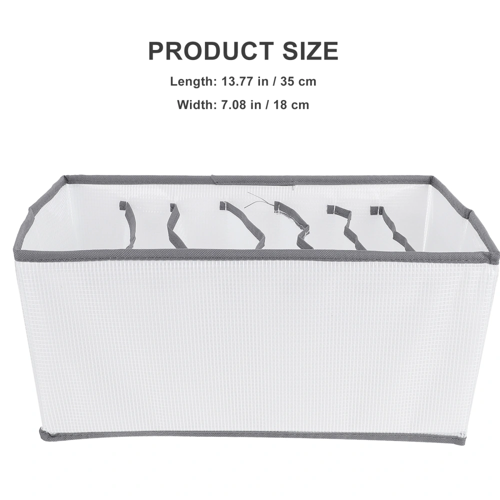 Folding Storage Basket Compartment Storage Box Clothes Storage Bin for Home