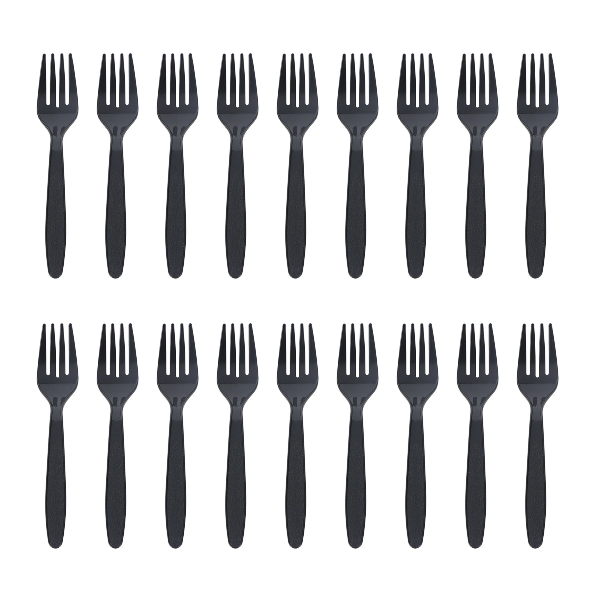 48PCS Plastic Forks Disposable Cutlery Kit Tableware Flatware for Barbecue Party Picnic Graduation