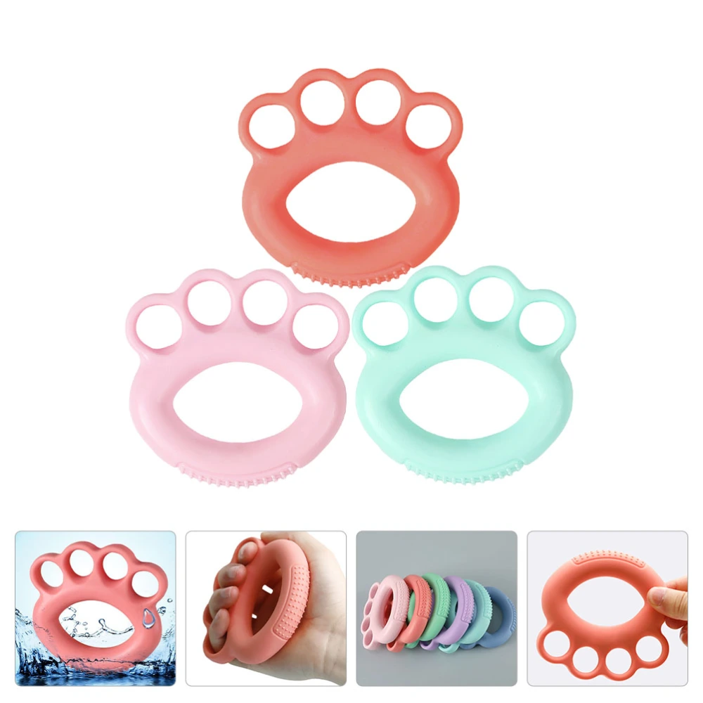 3Pcs Grip Ring Finger Grip Ring Exercise Hand Strength Rehabilitation Device