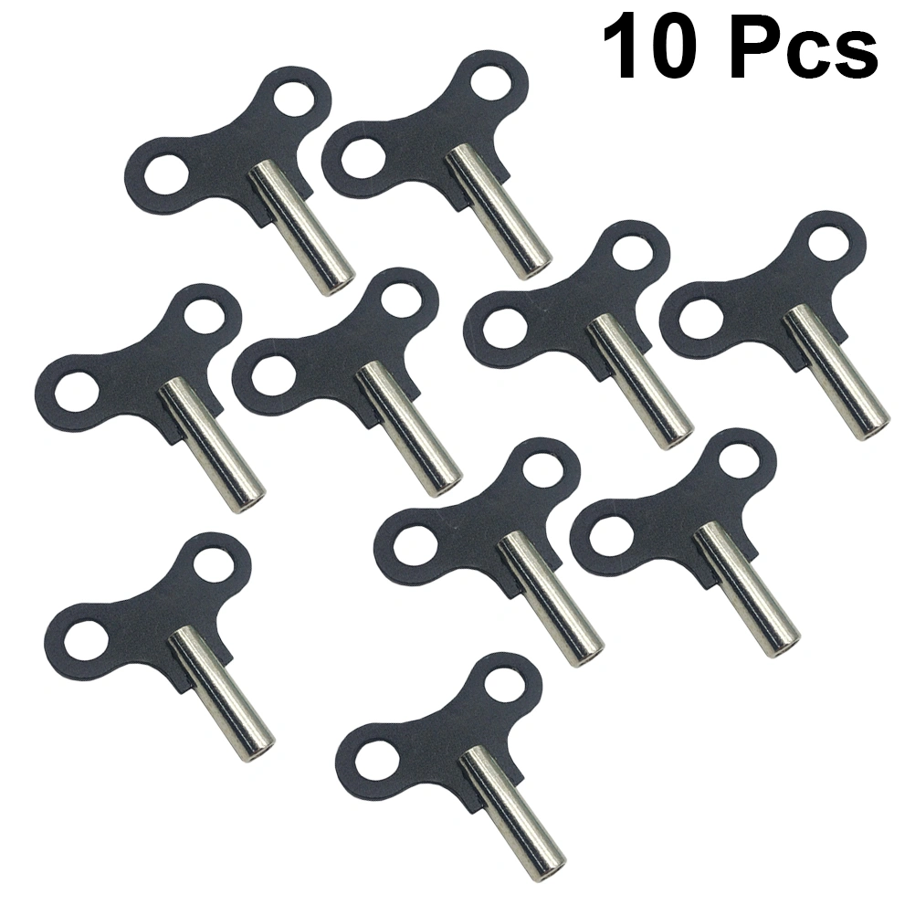 10PCS Wood Clock Key Metal Clock Key Wood Clock Tools Winding Swiss Repair Tool