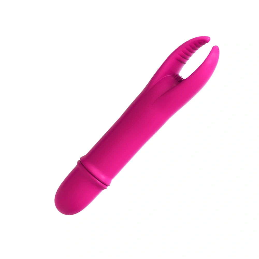 Crab Clamp Head Women Cunnilingus Electric Oral Clitoris Sucking Tongue Licking Vibrator Sex Toys Stimulator Massager Purple (Without Battery)