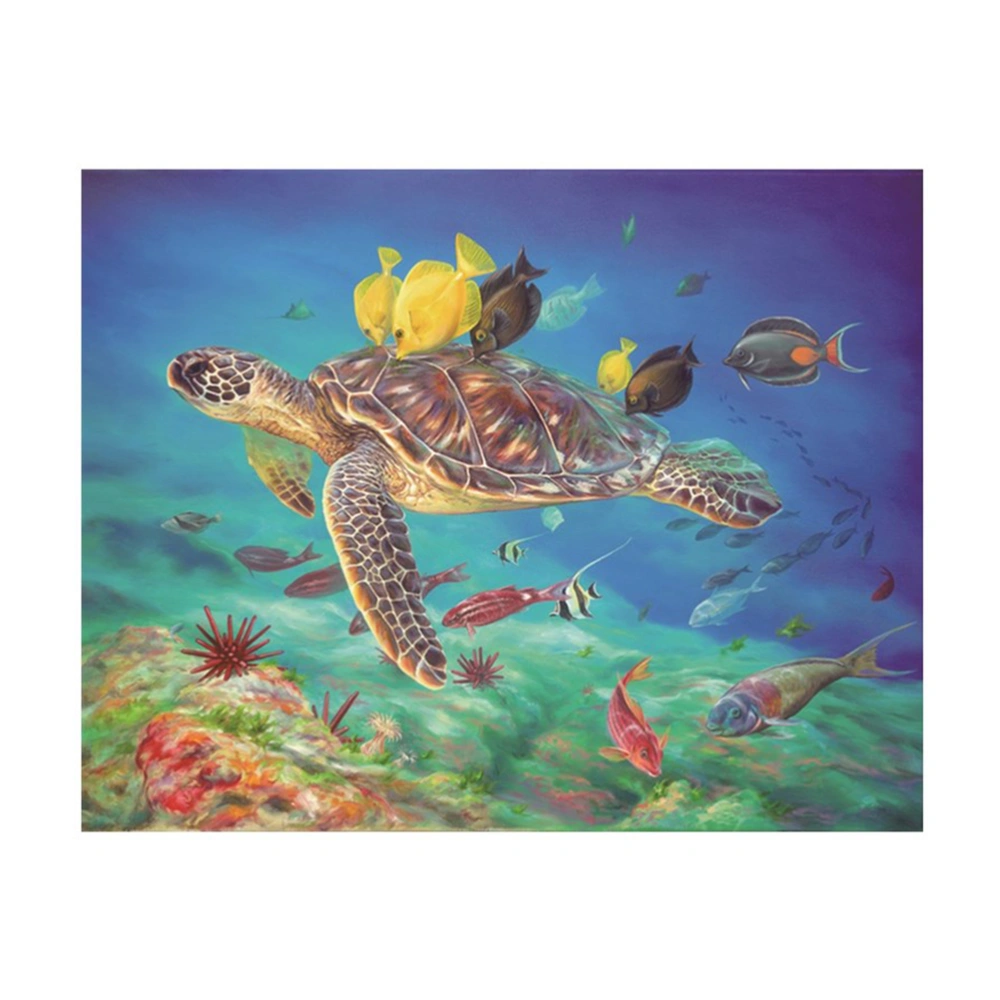 Beads Painting Turtle Pattern Painting by Diamond Cross Stitch Kit Wall Decor Home Ornaments 8475