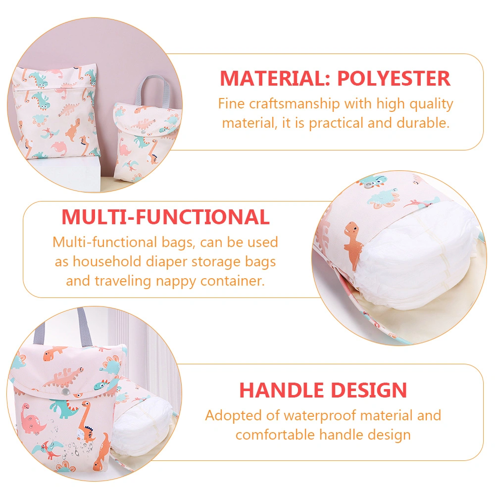 Waterproof Diaper Storage Bag Nappy Storage Bag Nappy Container Baby Supply