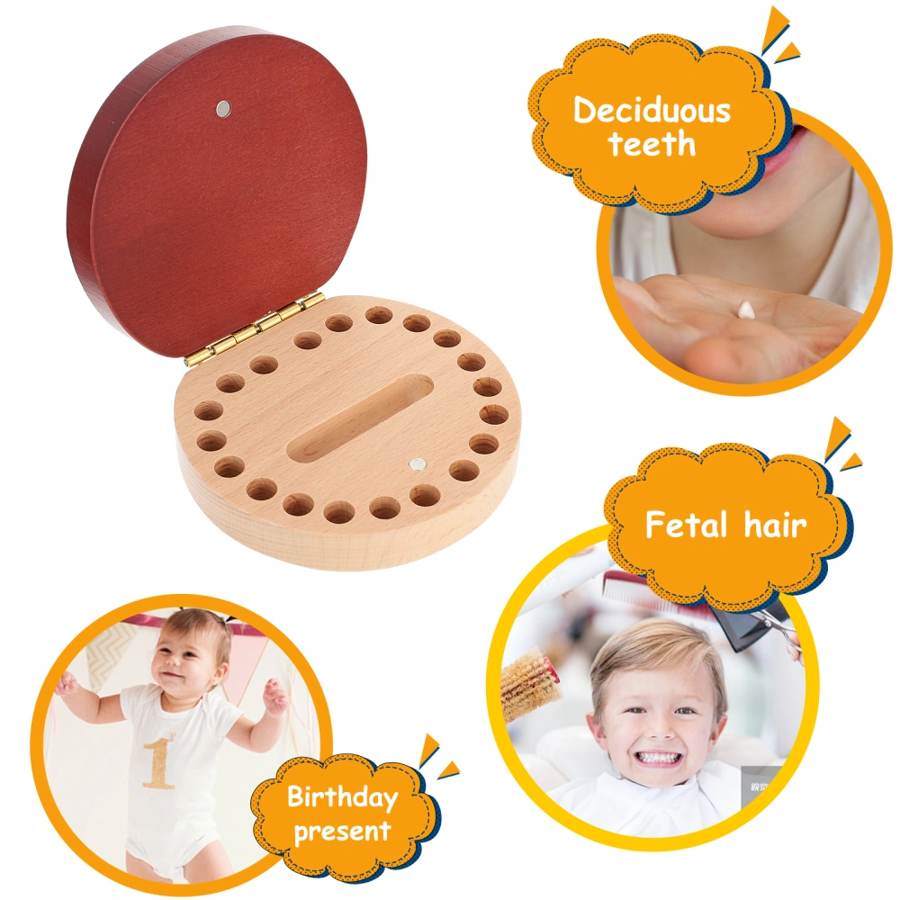 1 Set Baby Tooth Collect Box Milk Teeth Keepsake Box Milk Teeth Memorial Box