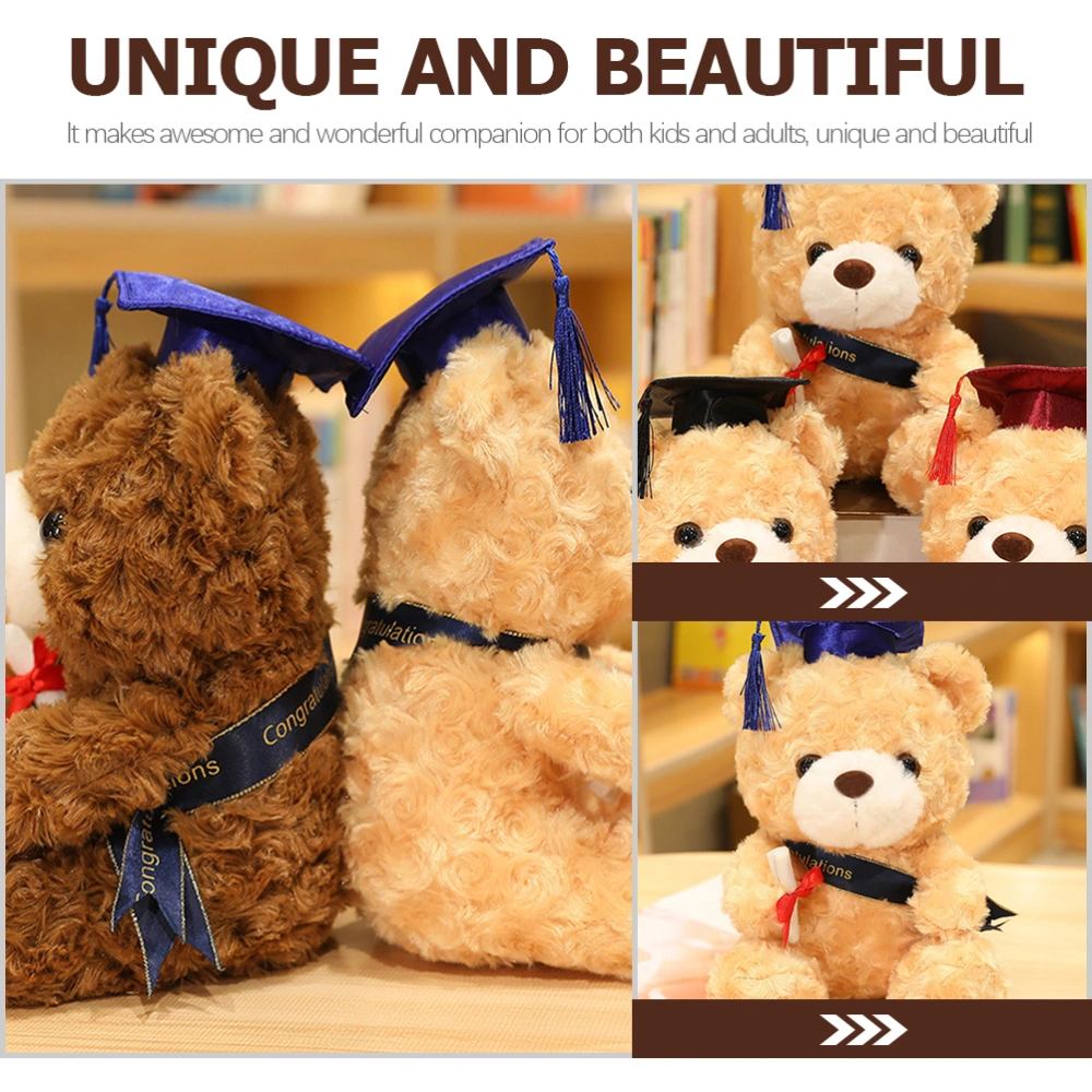 Graduation Plush Bear Stuffed Doll Plush Bear Toy Graduation Teen Girls Gift