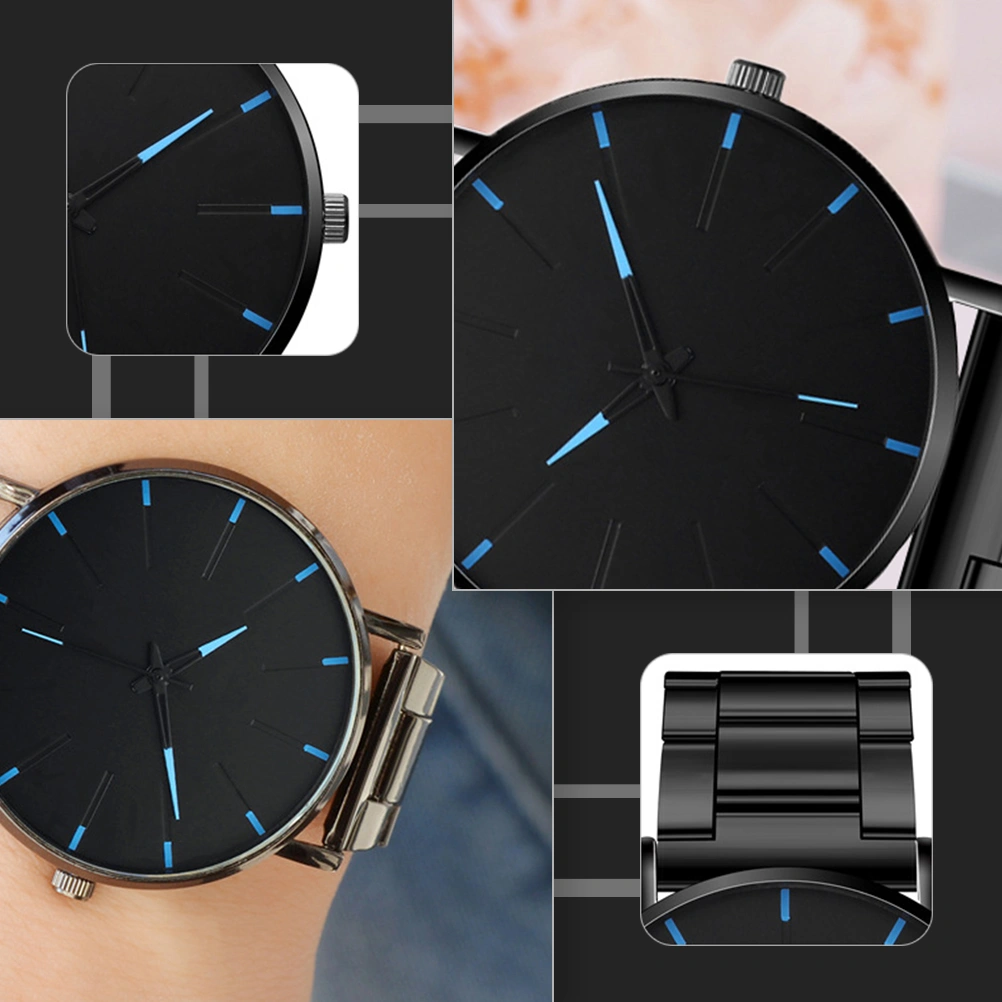 Stainless Steel Wrist Watch Men Watch Quartz Watch Fashion Watch Unique Watch