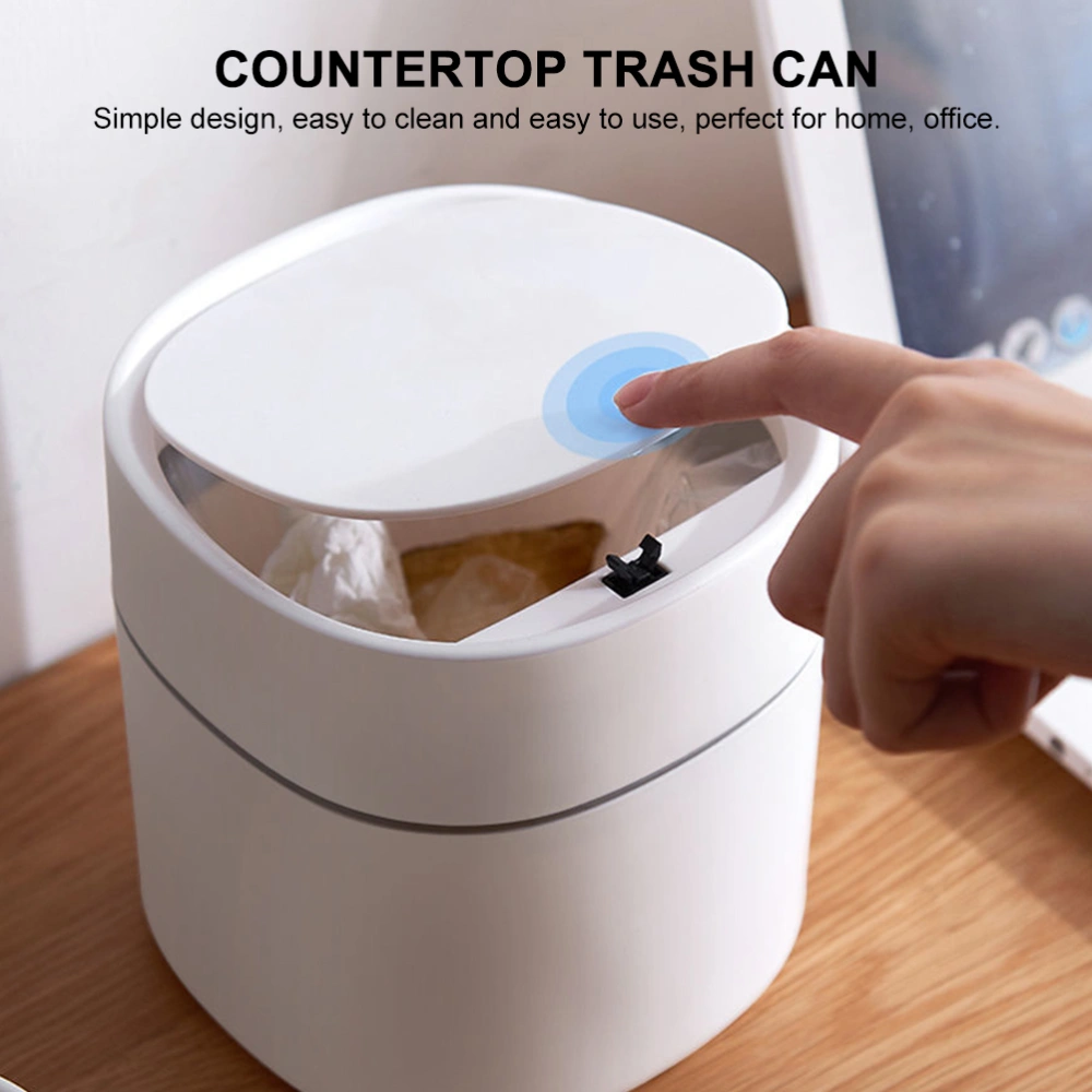 Desktop Trash Can Waste Paper Container Mini Trash Can Desktop Garbage Container