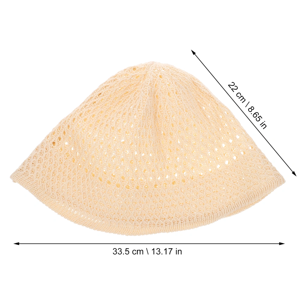 Women Sunshade Hat Beach Straw Hat Female Versatile Hat Girls Bucket Hat