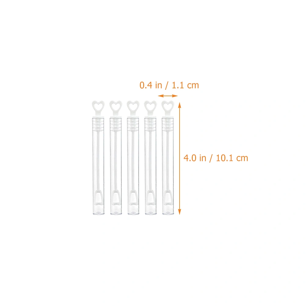 18pcs Empty Bubble Wands Bottle Refillable Bubble Wands Tube Bubble Making Wands