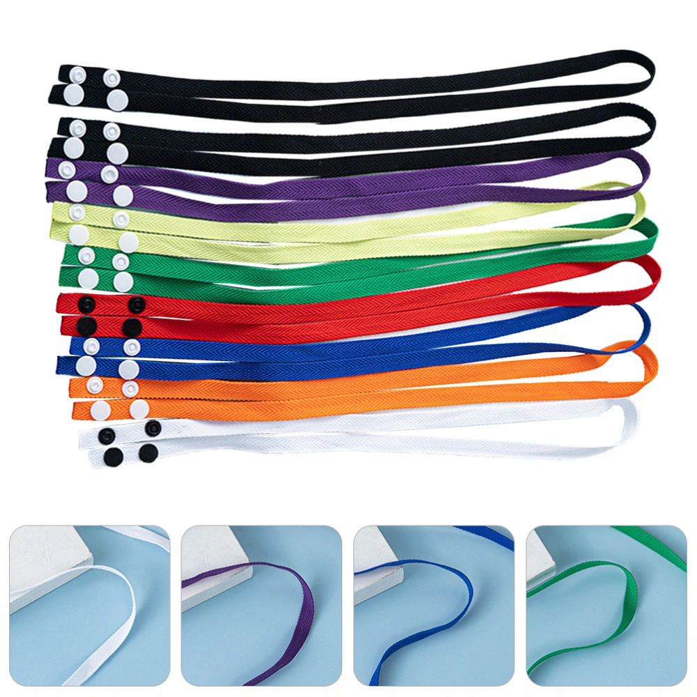 9Pcs Adjustable Mask Hanging Rope Anti-lost Mask Cords Mask Rope (Mixed Color)