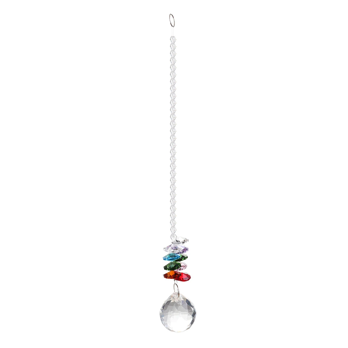 Crystals Ball Prisms Rainbow Window Octagon Chakra Suncatcher for Wedding Decor Ceiling Lamp Hanging Lighting Chandelier