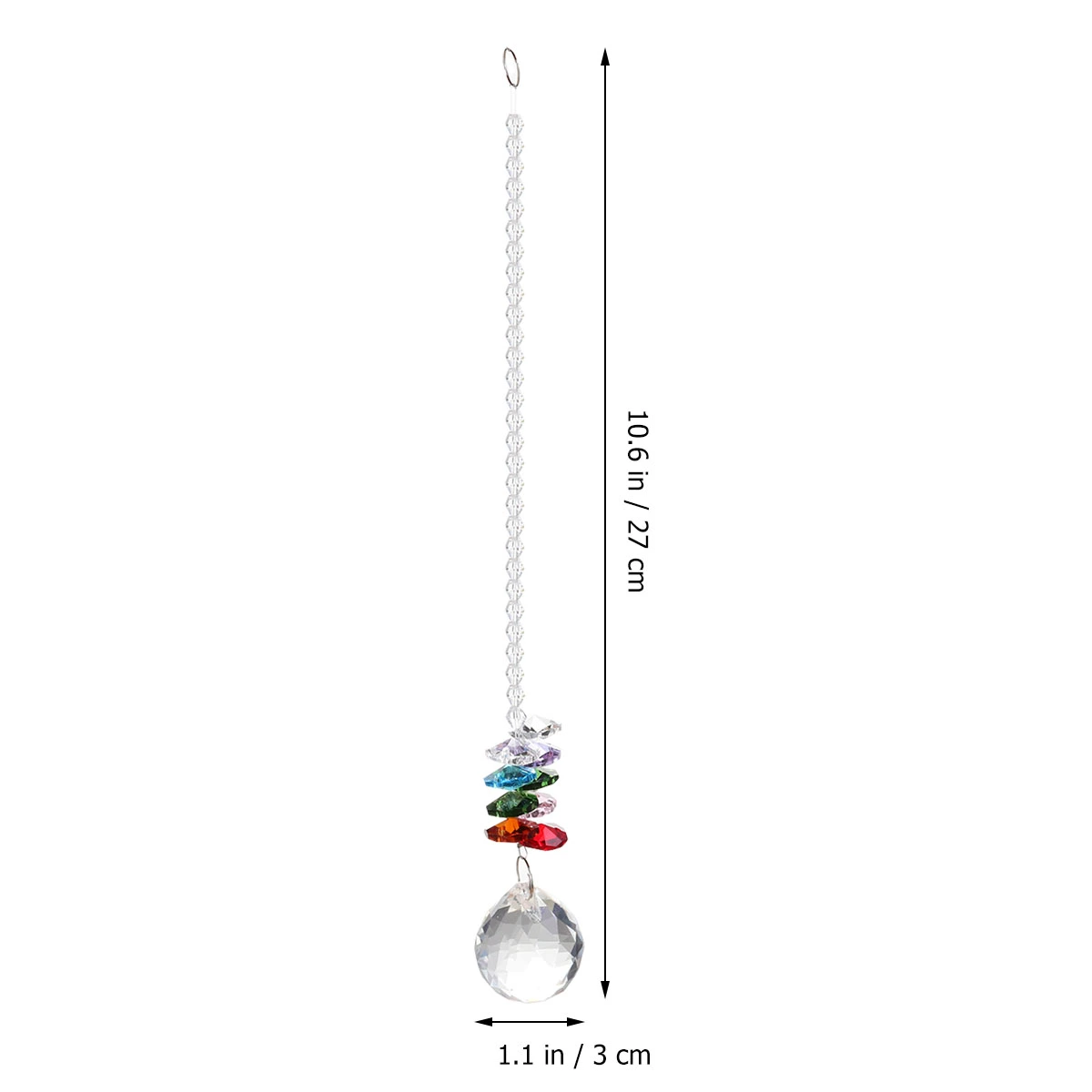 Crystals Ball Prisms Rainbow Window Octagon Chakra Suncatcher for Wedding Decor Ceiling Lamp Hanging Lighting Chandelier
