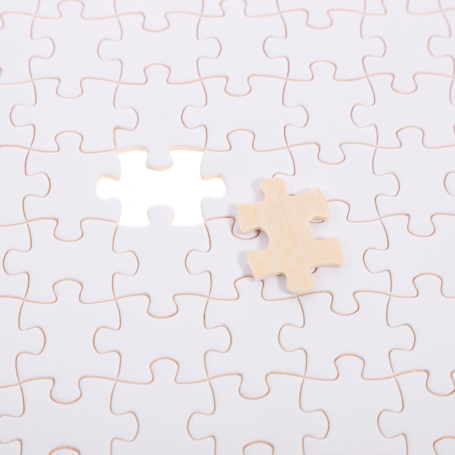 3 Sheets Blank Puzzle Sublimation Puzzle Diy Heat Transfer Puzzle Accessory