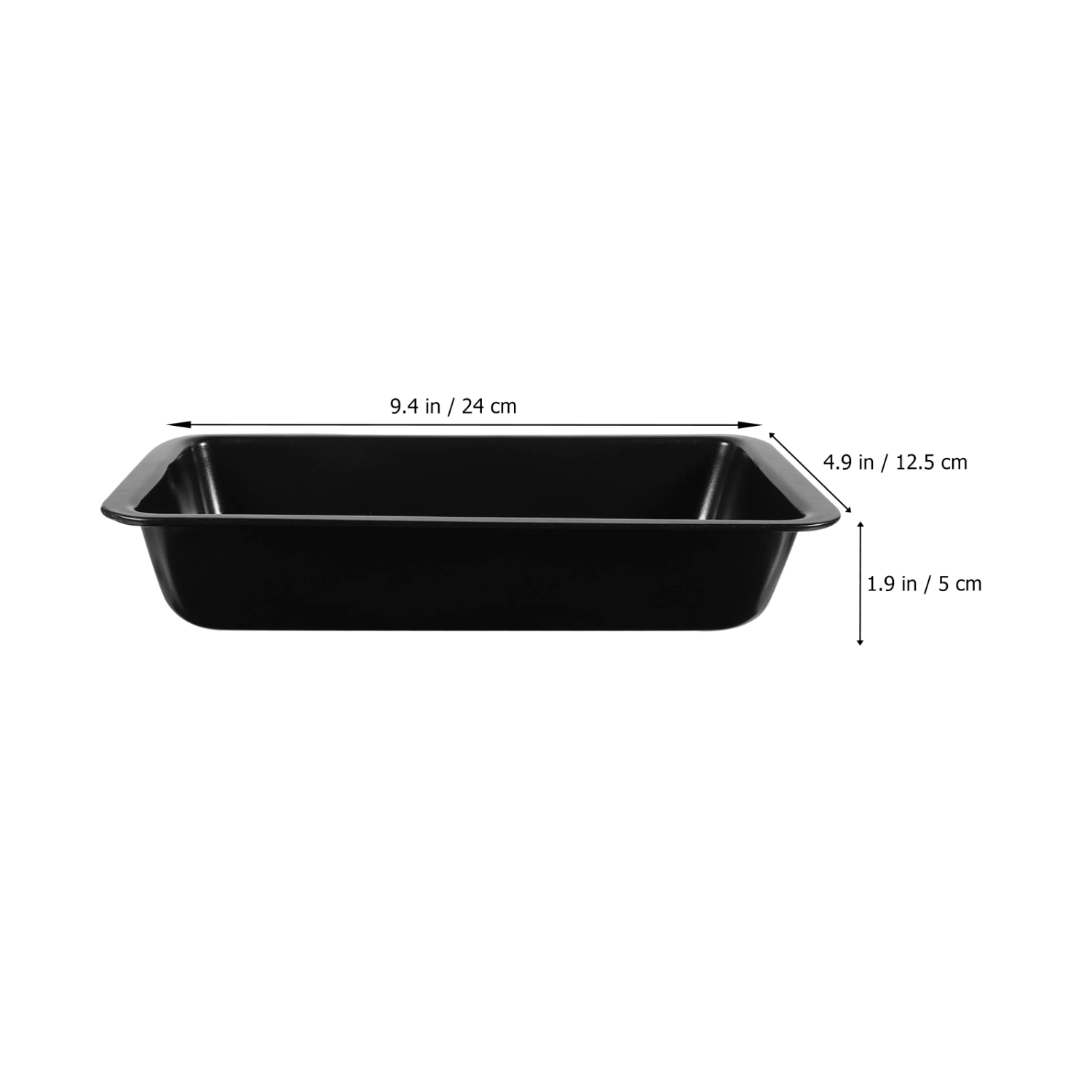 2pcs Kitchen Non-stick Bread Pan Cake Tray Baking Pan Practical Barbecue Plates