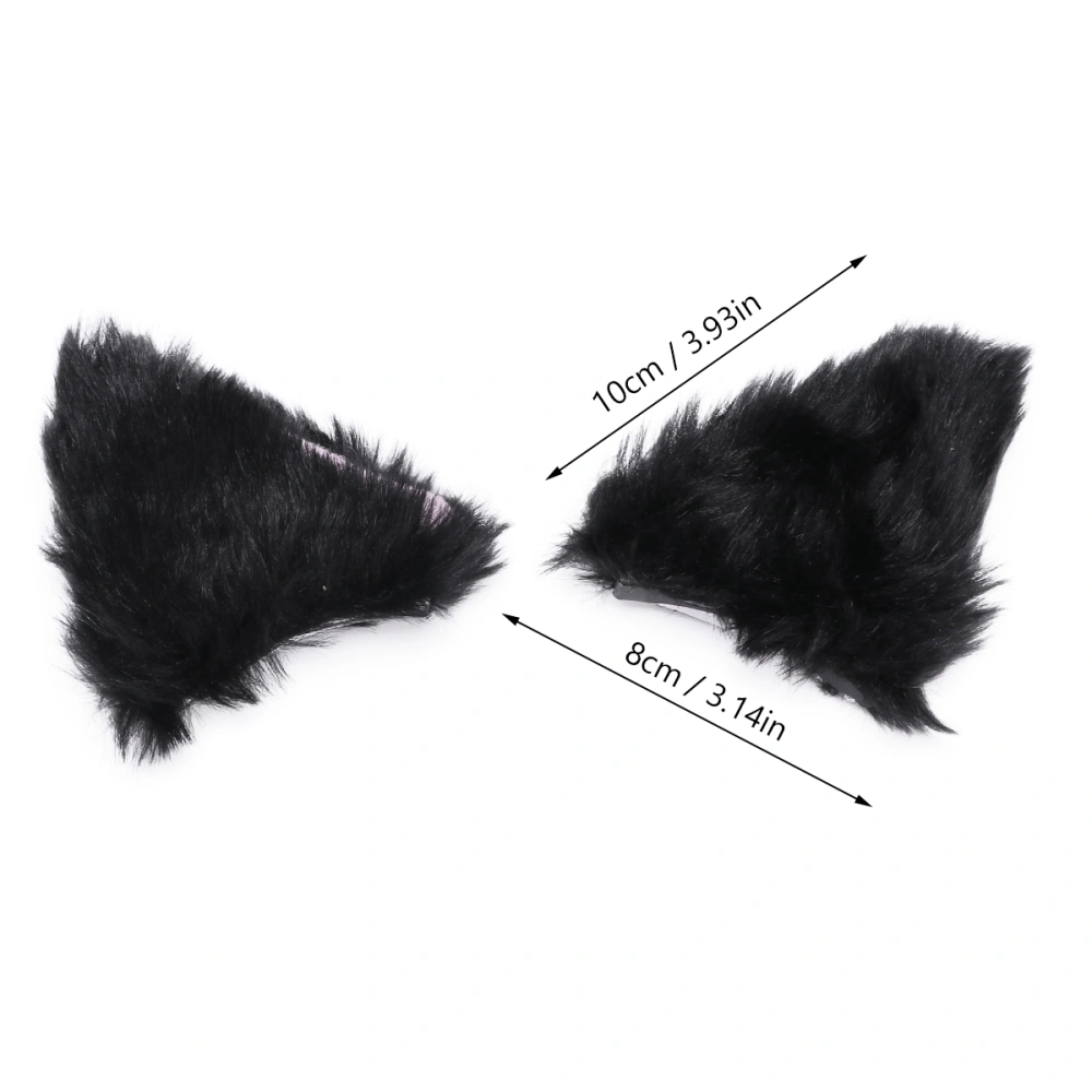 Girl Flush Cat Ear Hair Clip Lovely Headdress Anime Dance Party Supplies