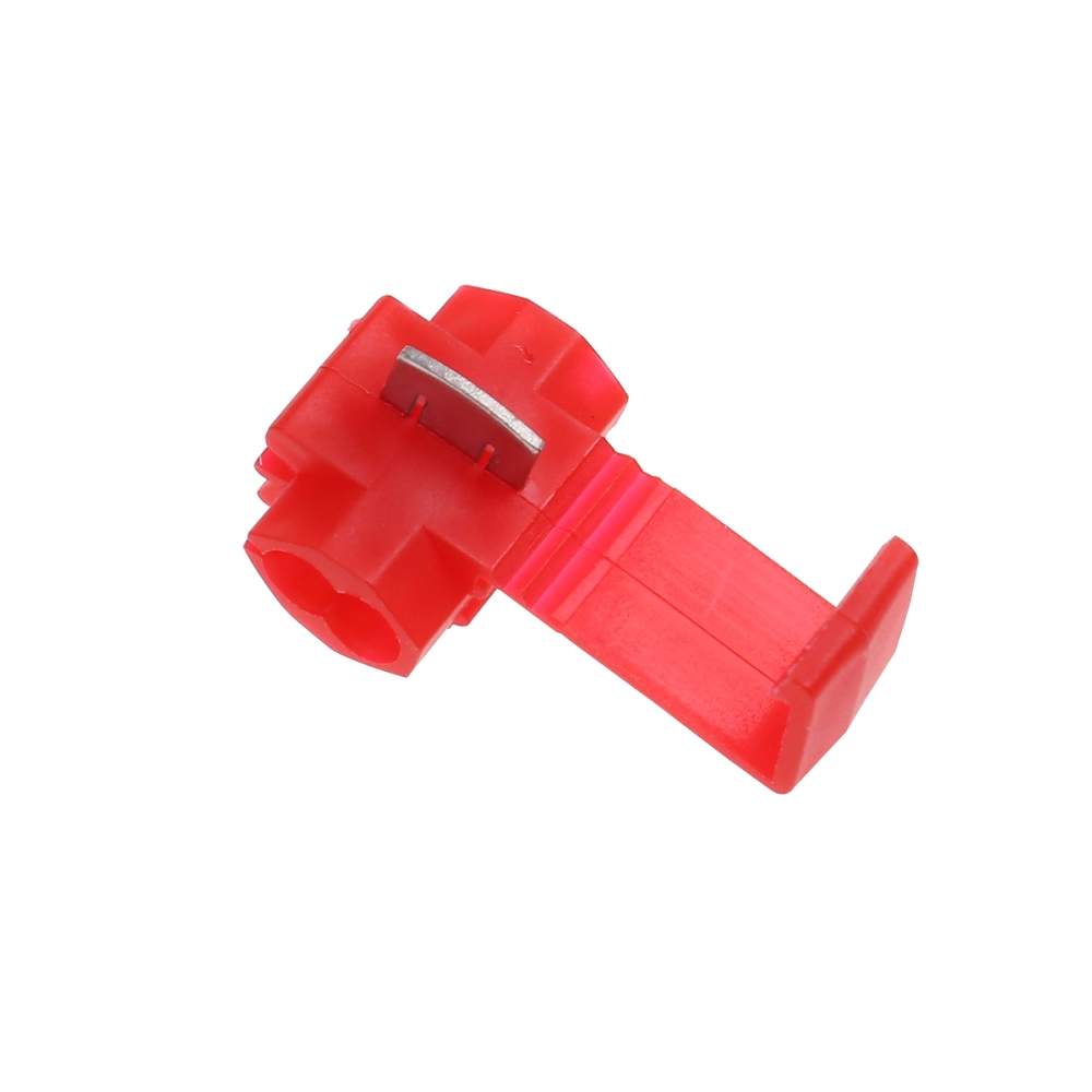 50pcs Red Electrical Cable Connectors Fast Quick Splice Lock Wire Terminals Crimp