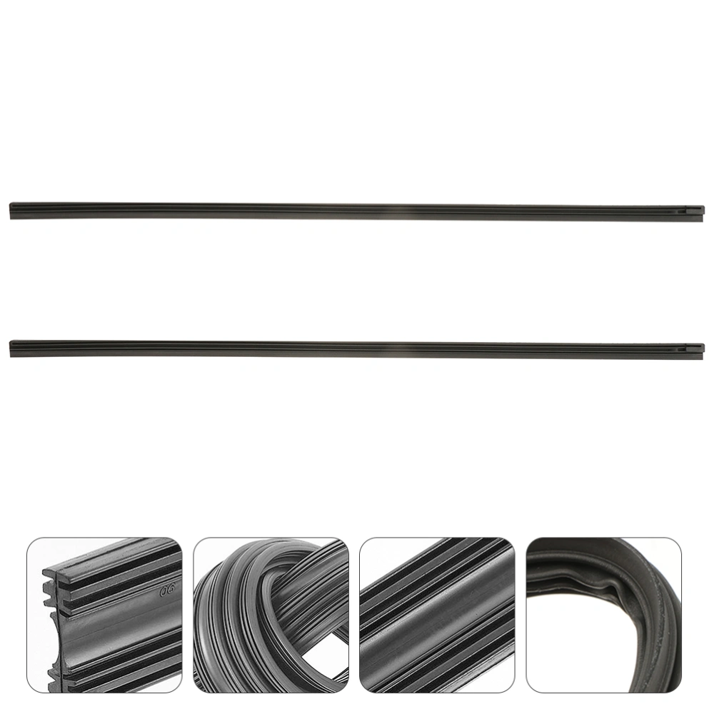 2pcs Automobile Windshield Car Special Wiper Blades Rubber Strip with bone