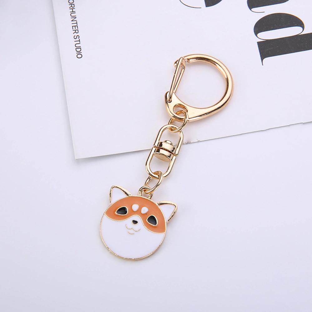 3pcs Pet Dog Shape Keychains Lovely Key Holder Funny Key Ring Key Decoration Small Gift for Men Women