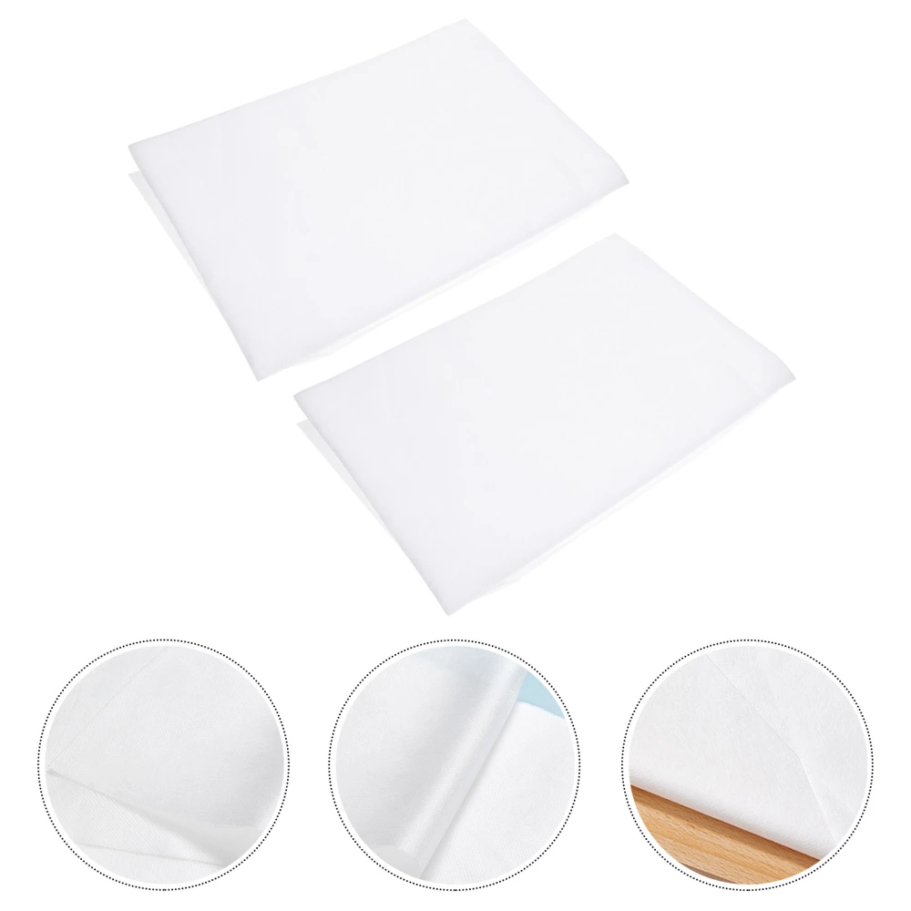 200pcs Baby Disposable Changing Pads Breathable Diaper Mats Urinal Pads (White)