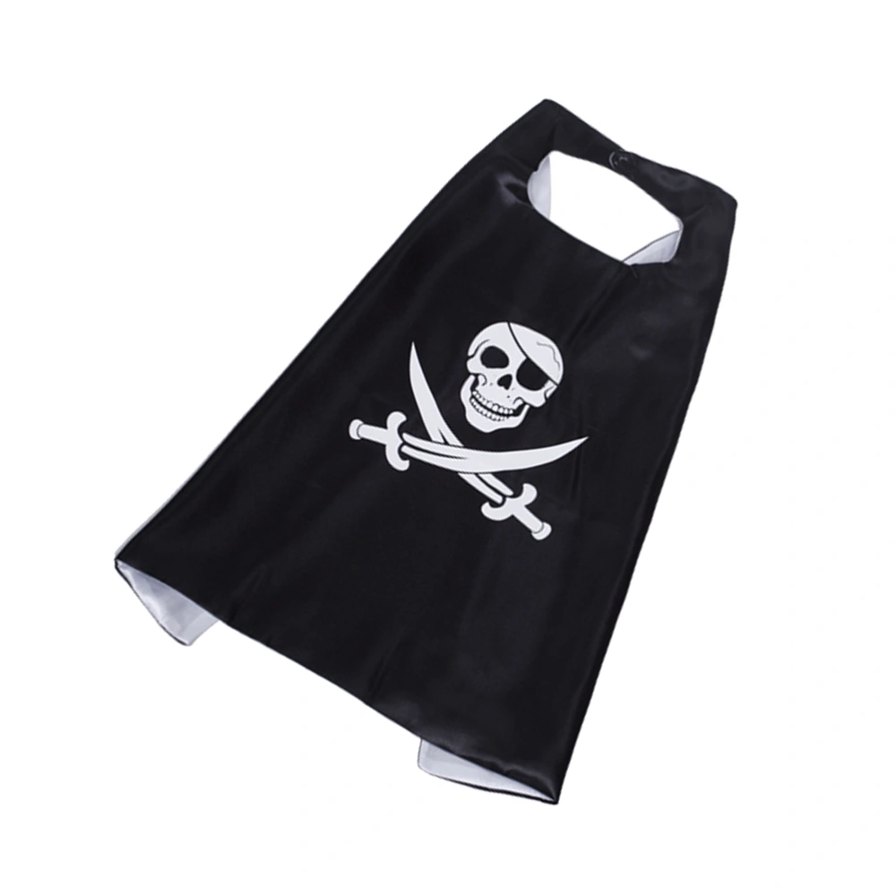 1PC Pirate Cape Halloween Dress up Cosplay Cloak Party Costume for Kids Children