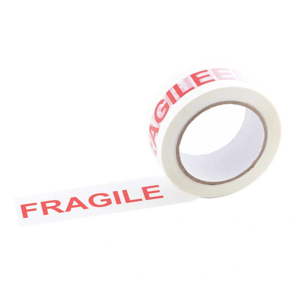 Fragile Tape Sealing Box Packing Adhesive Strong Secure Sticky Seal for Your Boxes White