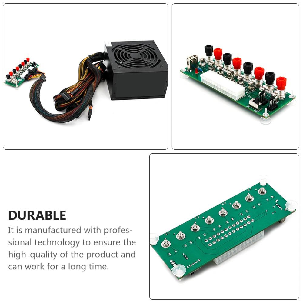 Power Supply Circuit Outlet Module 24-pin/20-pin ATX Transfer Board Accessory