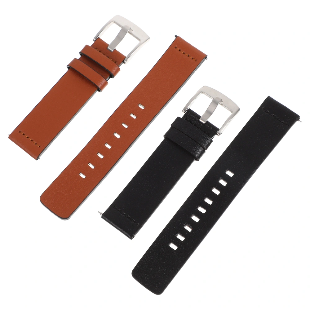 2Pcs Household Watch Bands Wear-resistant Watchstraps Delicate Watchbands Watch Accessory