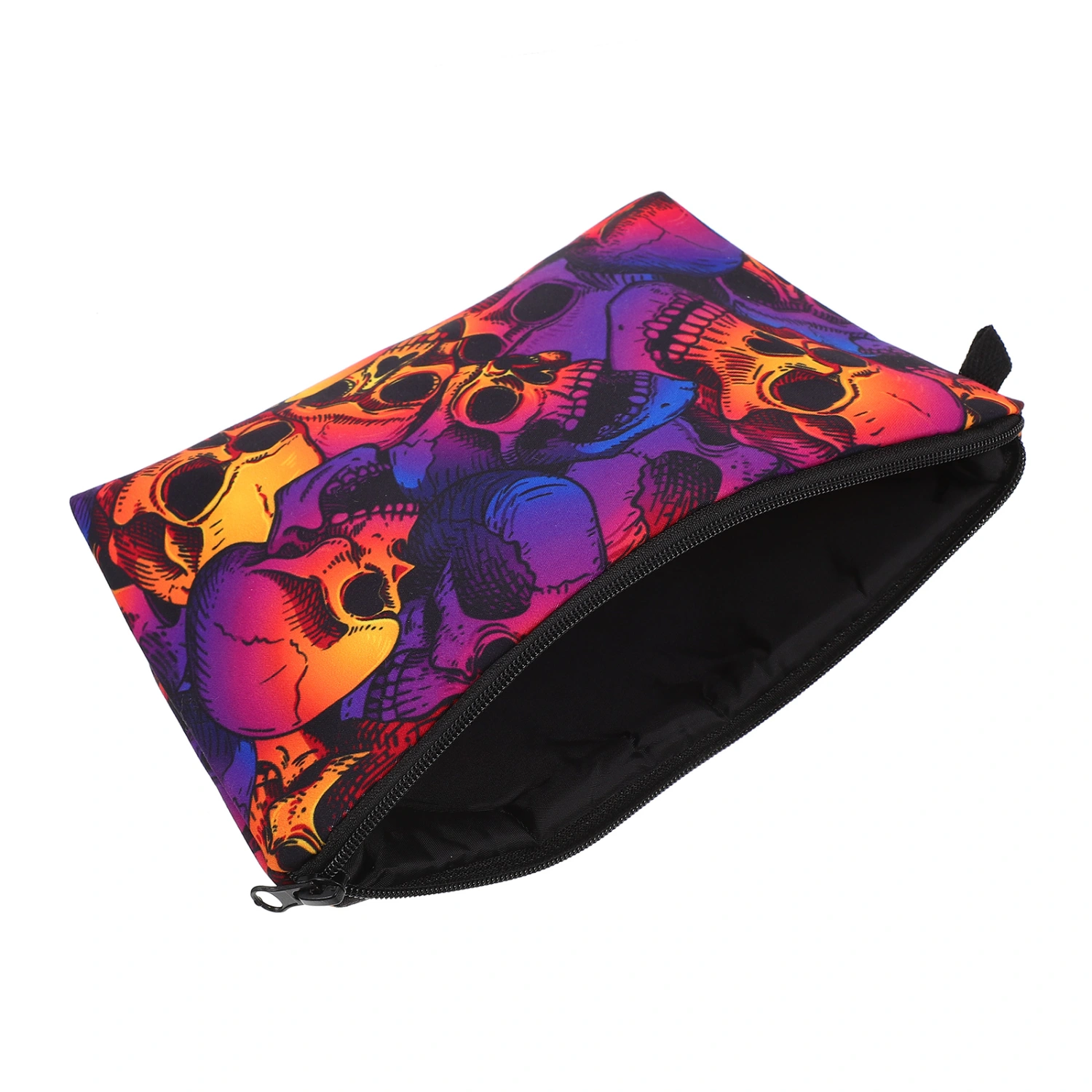 Makeup Product Storage Bag for Women Chic Design Skull Handheld Makeup Pouch