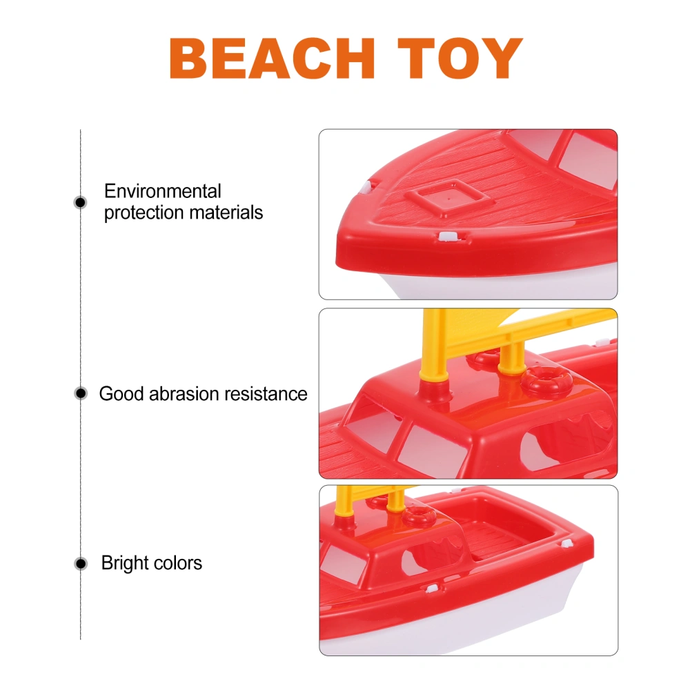 1pc Plastic Speedboat Toy Funny Baby Shower Toys Outdoor Sand Beach Toys