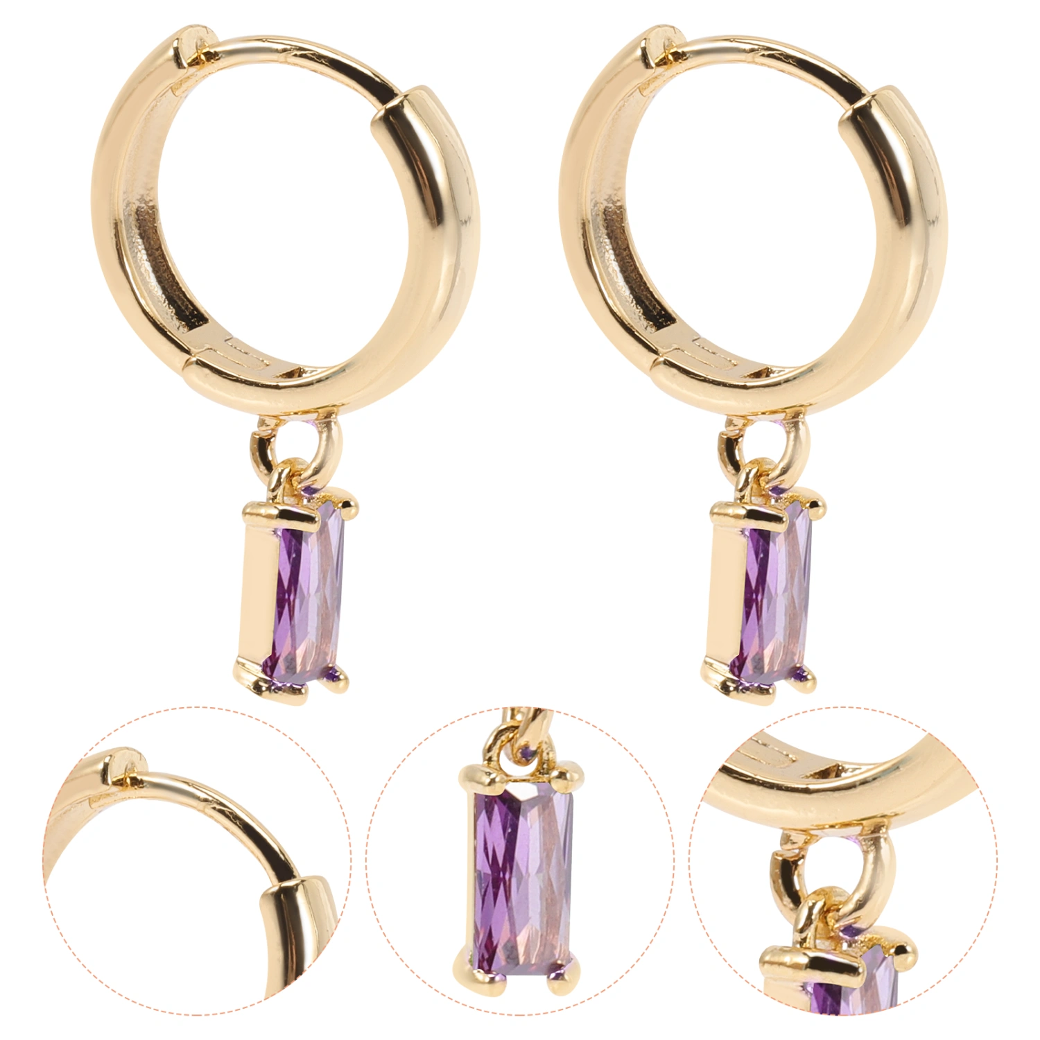 1 Pair Prom Earrings Women Earrings Personalized Drop Earrings Zircon  Earrings