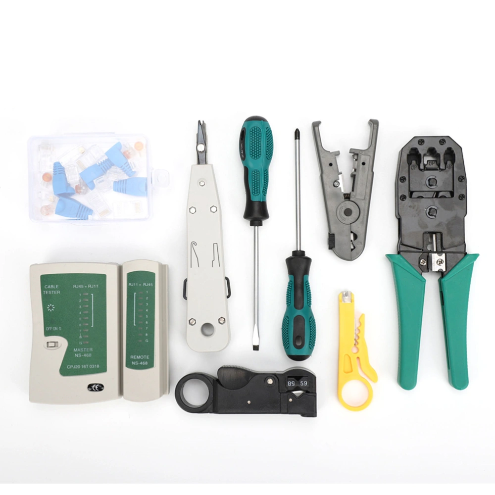 14PCS/Set Network Line Installation Toolkit Manual Combination Tool Kit No Battery Include