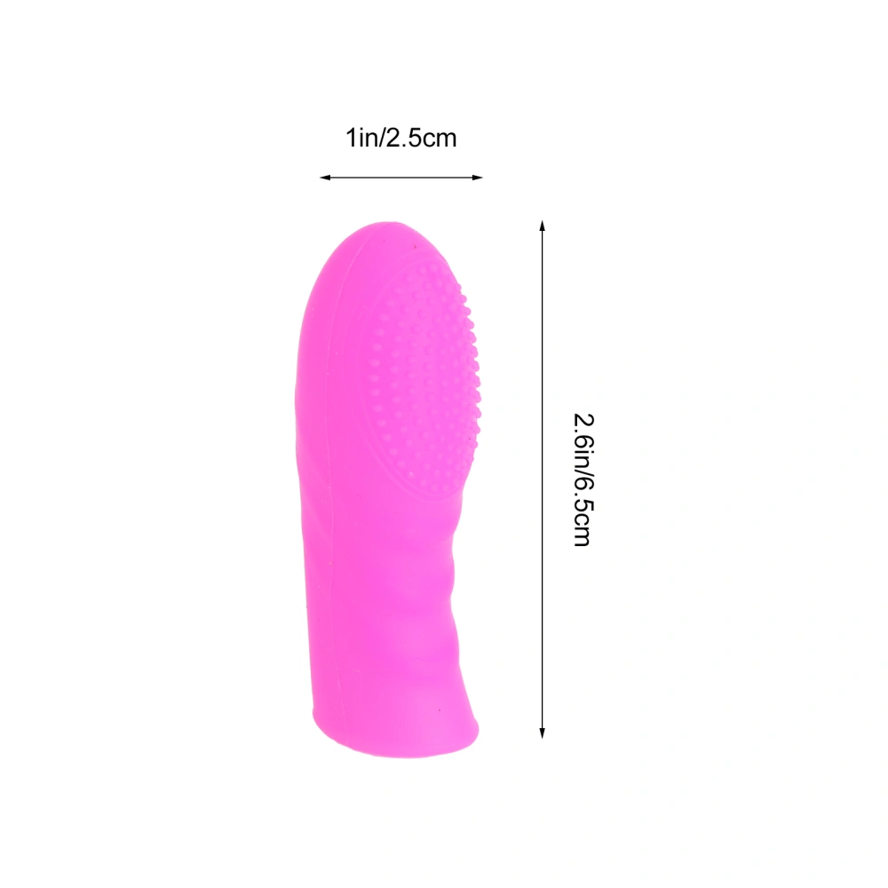 Finger Penis Sleeve Silicone Clitoris G Spot Stimulator Penis Extension Spiny Stretchy Finger Sleeve Sex Toys for Women Couples