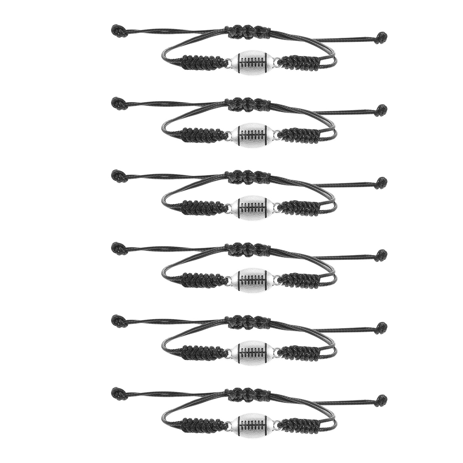 6pcs Braided Bracelets Fashionable Bracelets Teenager Boy Girl Bracelets