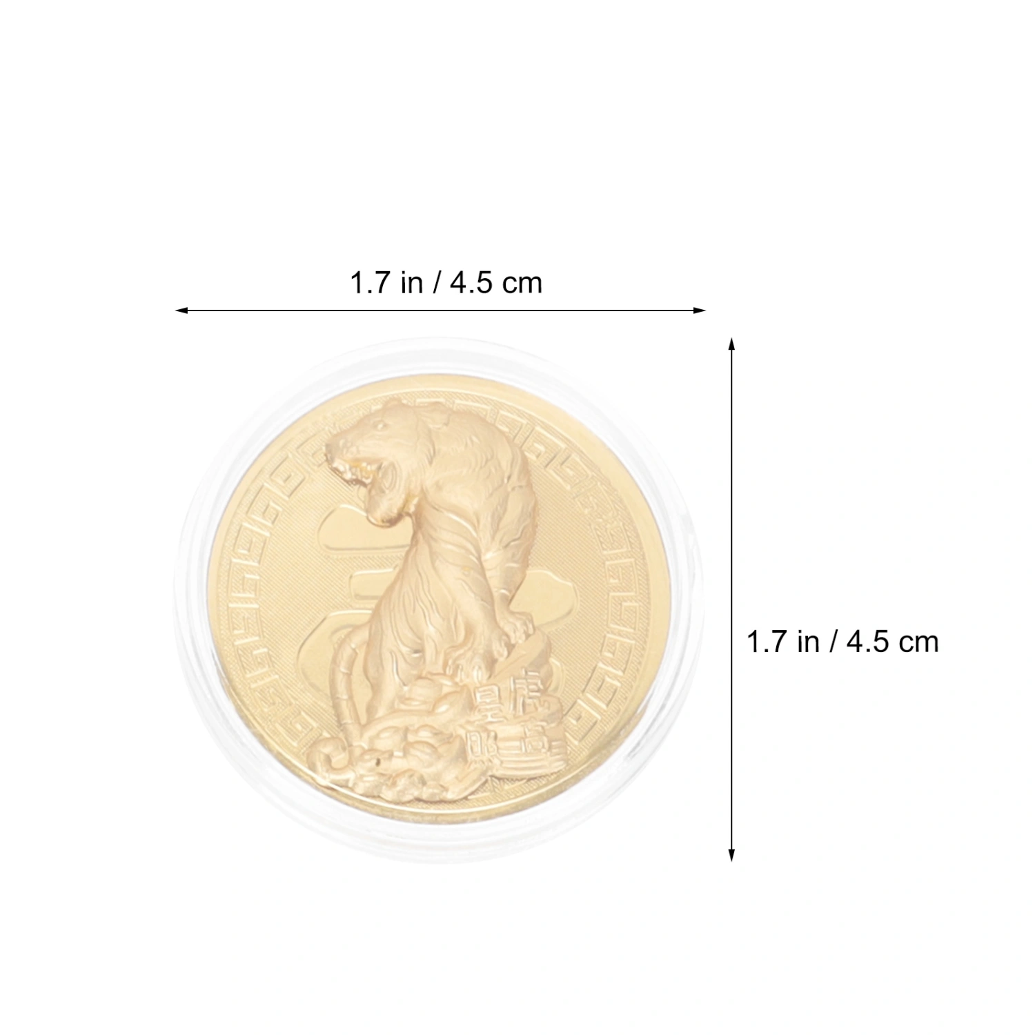 10Pcs New Year 2022 Coins Decorative Home Coin Art Collection Coin Golden