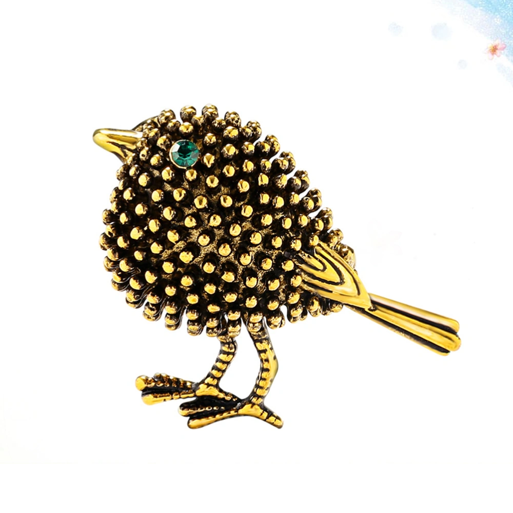 Female Accessories Brooch Fashion Brooch Sparrow Cartoon Shaped Gloden Brooch